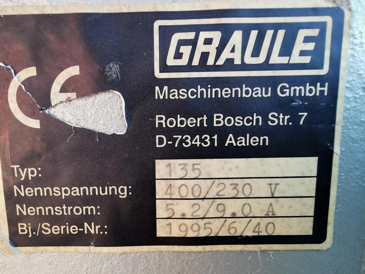 Używane PIŁA JEDNOGŁOWICOWA GRAULE  ZS 135