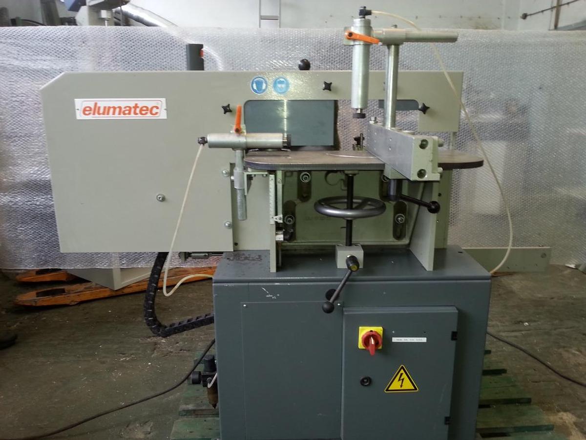 Used ELUMATEC AF 222 POST MILLING MACHINE FOR PVC AND AL
