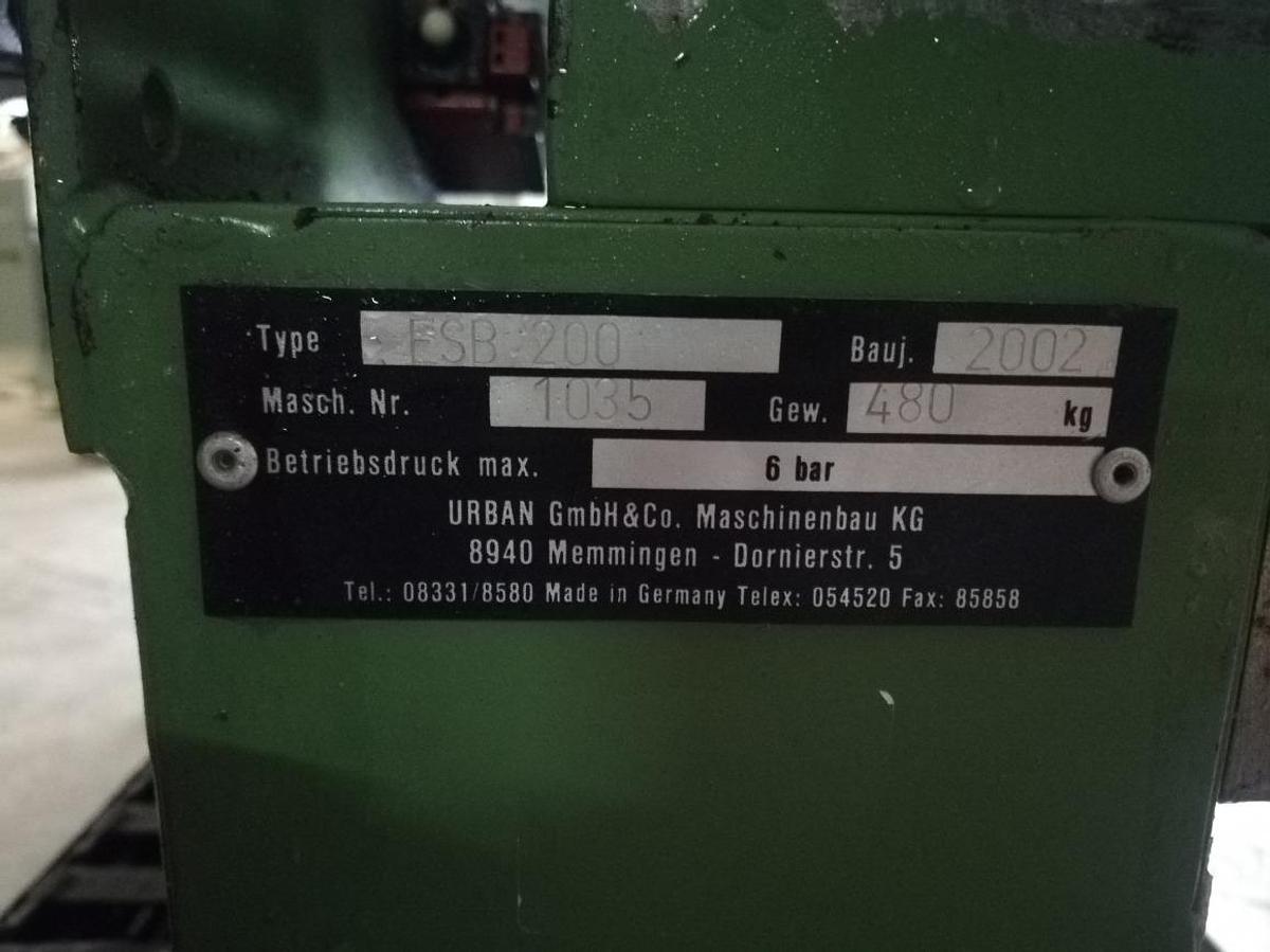 Używane WIERTNICA OTWORÓW POD ZAWIASY W RAMIE URBAN ESB 200 ROK 2002