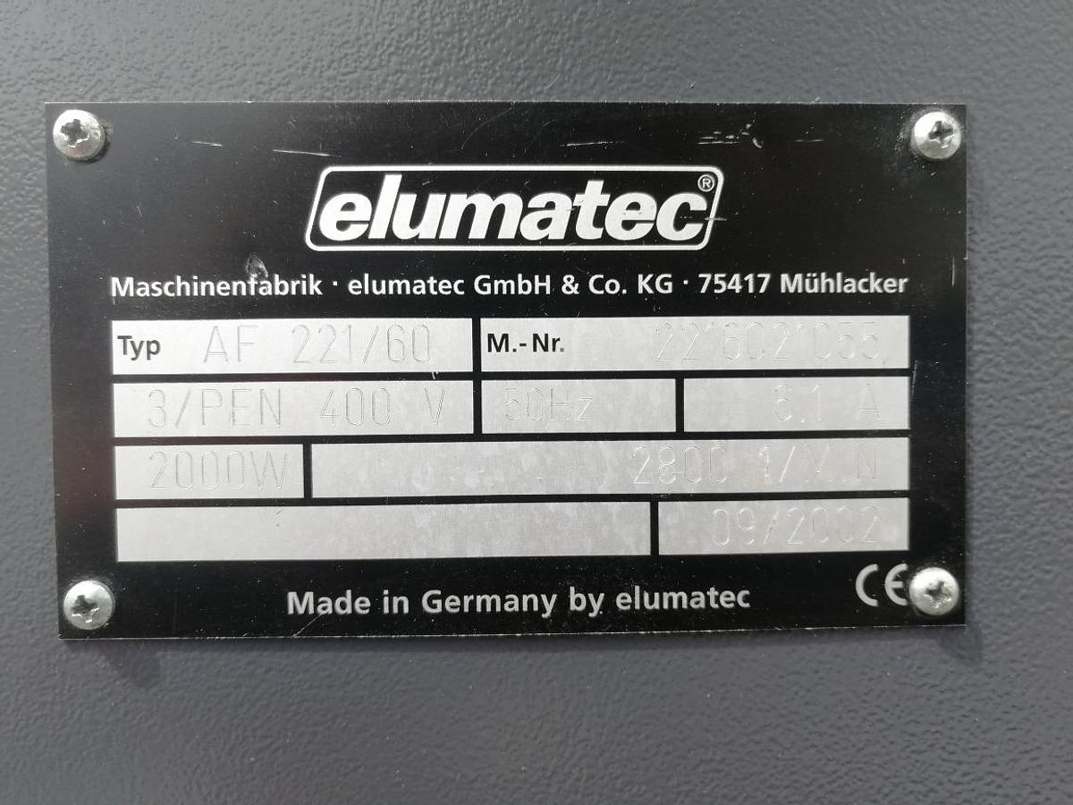 Używane FREZARKA DO SŁUPKA ELUMATEC AF 221 / 60 ROK 2002