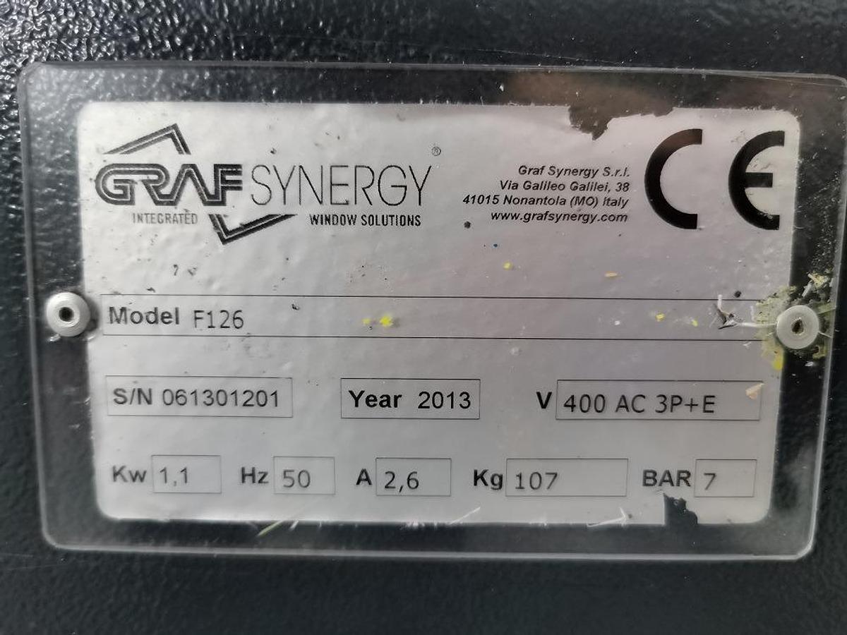 Używane FREZARKA AUTOMATYCZNA DO SŁUPKA GRAF SYNERGY / FIMTEC F126 ROK 2013