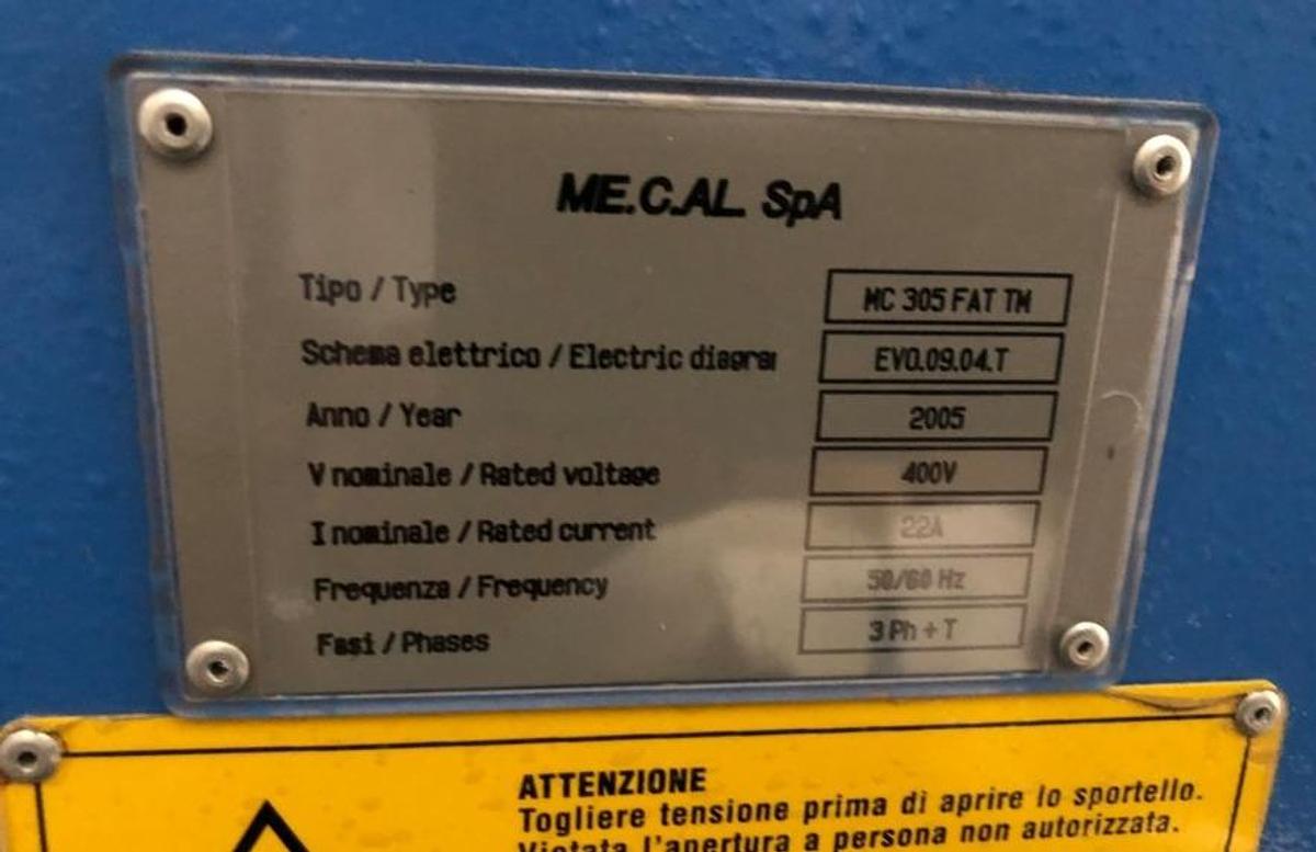 Używane CENTRUM OBRÓBCZE MECAL MC 305 FAT TM ROK 2005