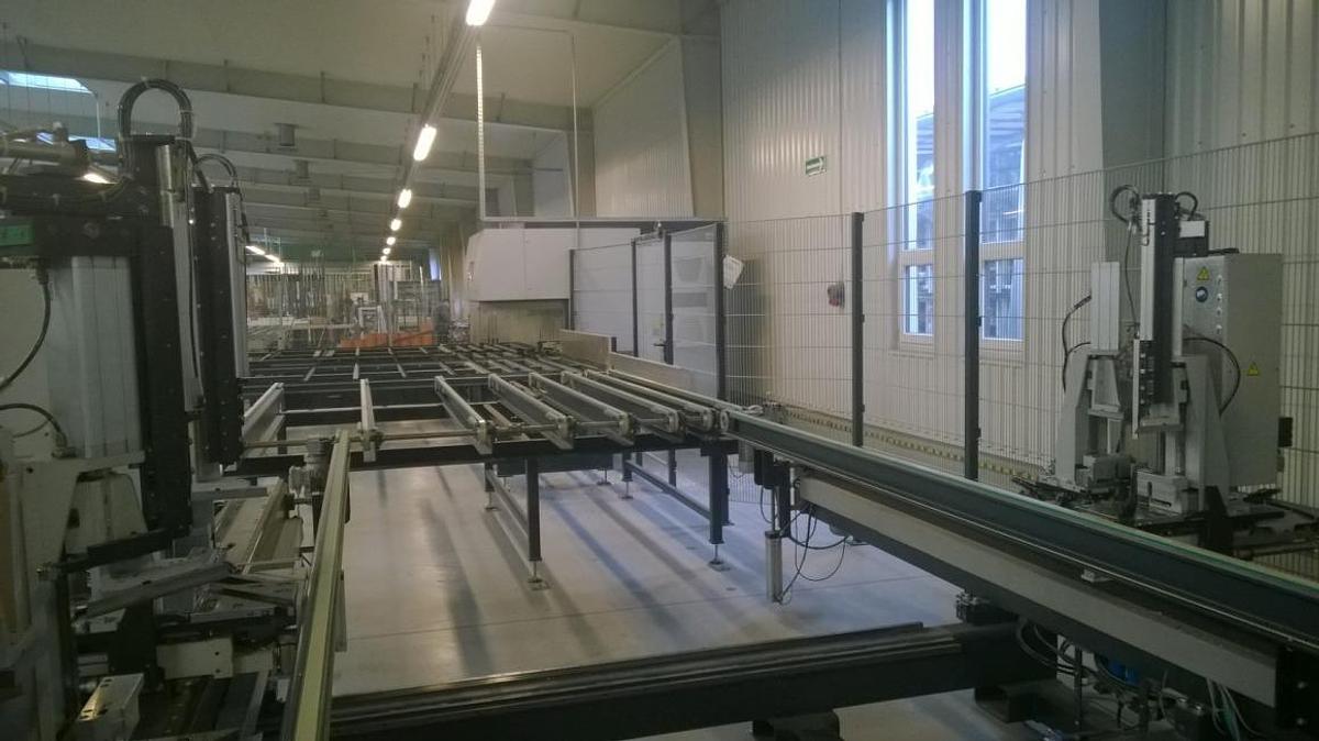 Used ELUMATEC SEALING AND CLEANING LINE YEAR 2010