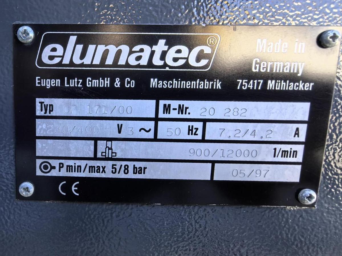 Used ELUMATEC GF 171/00 MILLING AND COPYING MACHINE (HANDLE)