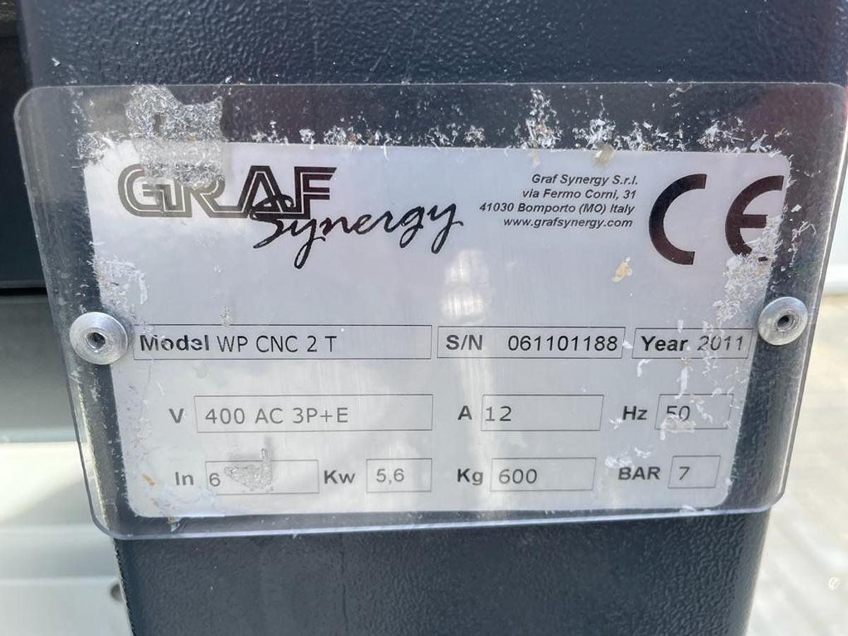 Used CNC CLEANING MACHINE GRAF SYNERGY WP CNC 2T YEAR 2011