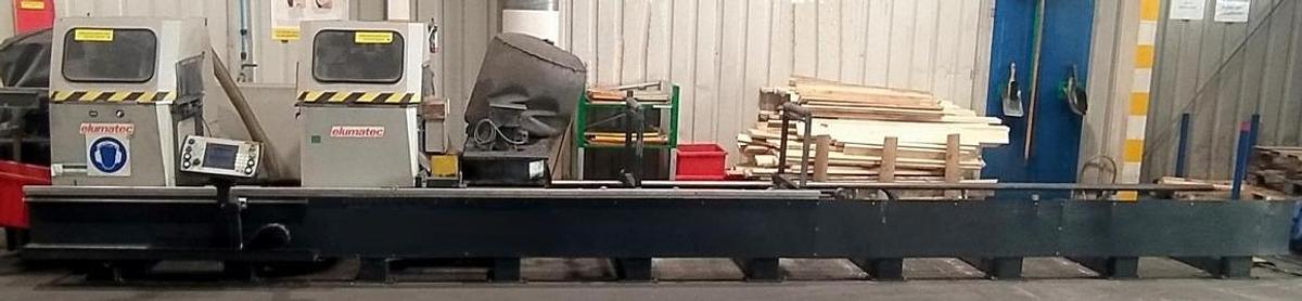Used ELUMATEC DOUBLE-HEAD AUTOMATIC SAWING MACHINE DG 142 / 02 YEAR 2008