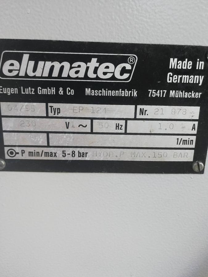 Used CRIMPING MACHINE ELUMATEC EP 124
