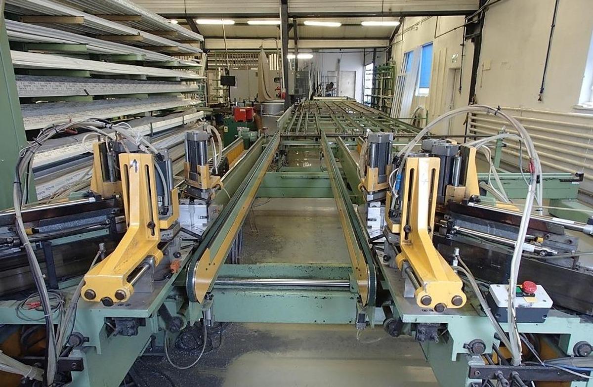 Used HOLLINGER ROTOX SEALING AND CLEANING LINE