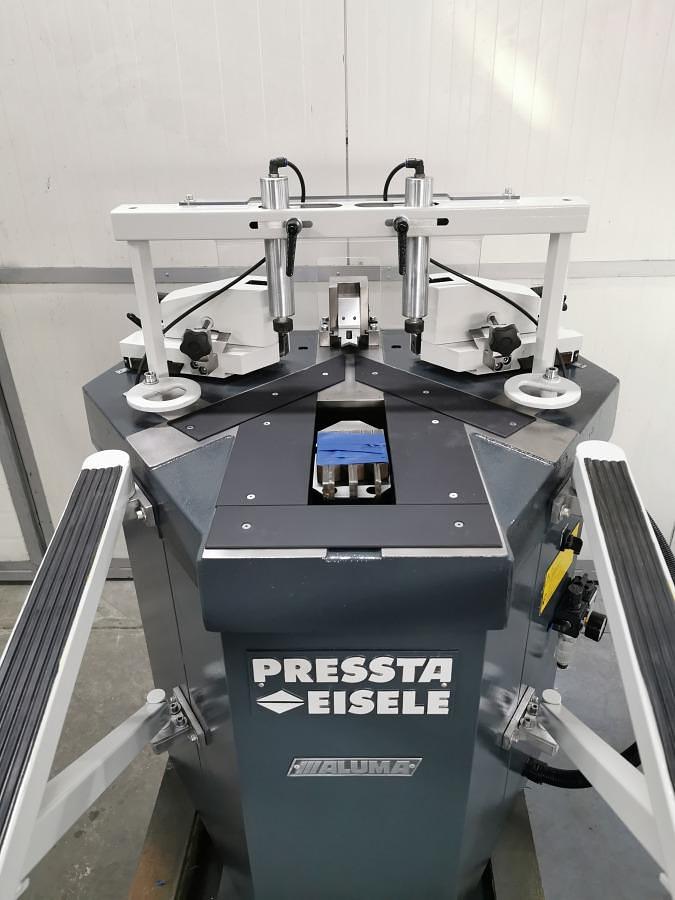 Used CORNER CRIMPING MACHINE ALUMA / PRESSTA EISELE 2000 YEAR 2011