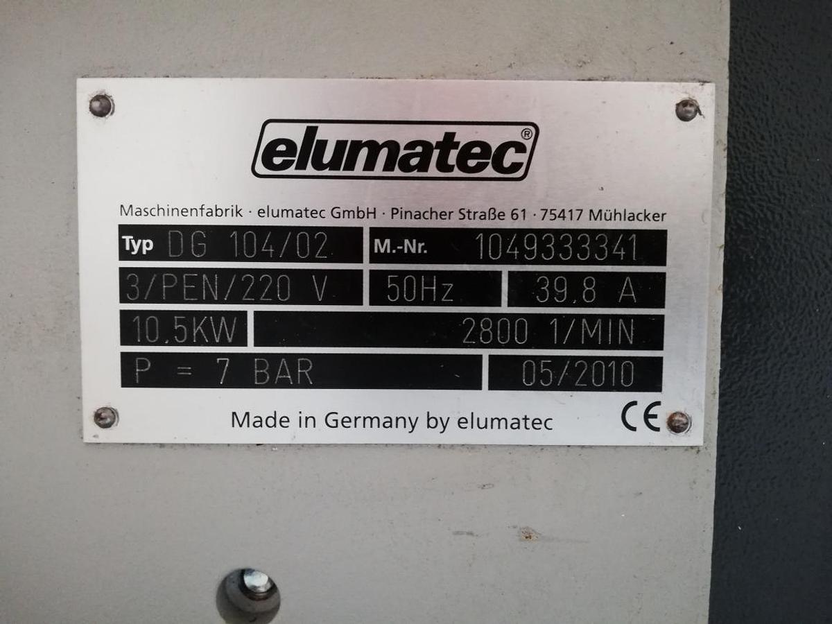Używane PIŁA AUTOMATYCZNA / DWUGŁOWICOWA ELUMATEC DG 104 / 02 ROK 2010