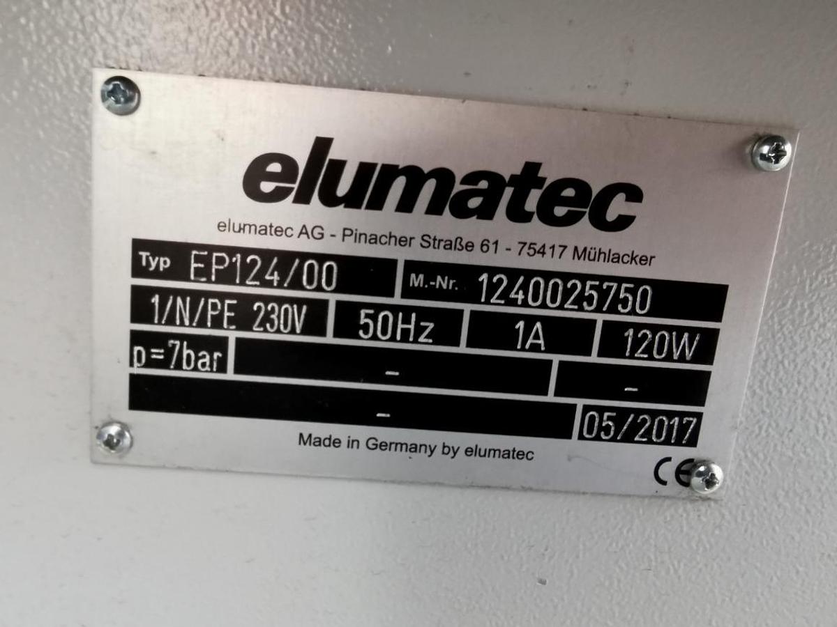 Used ELUMATEC CORNER CRIMPING MACHINE / CORNER CRIMPER EP 124 YEAR 2017