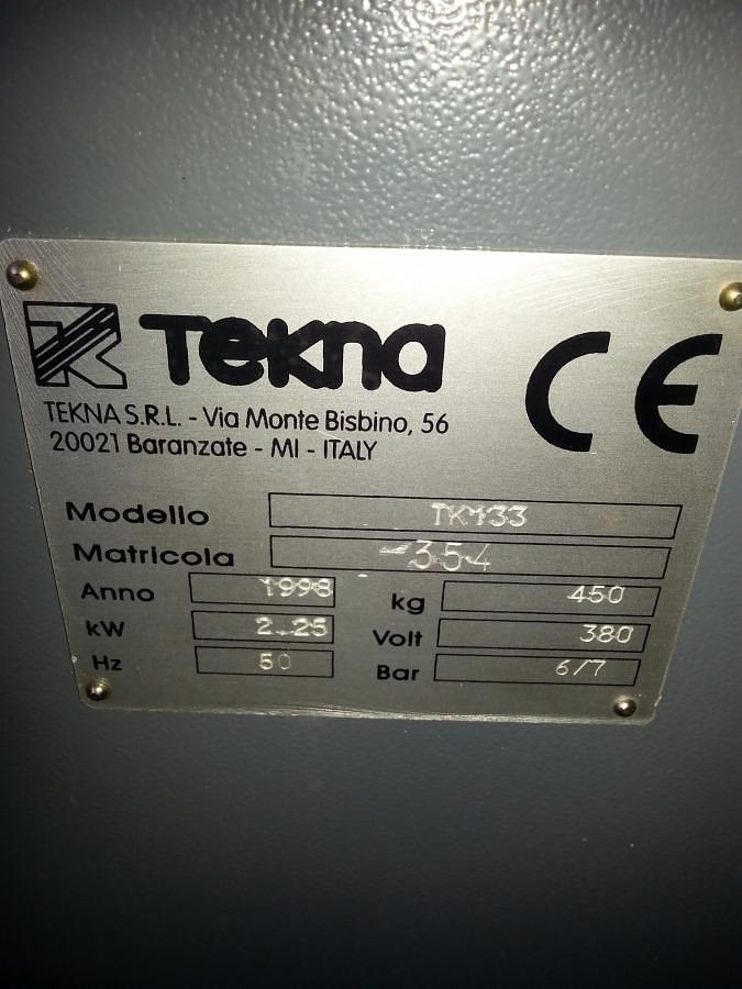 Used SINGLE HEAD AUTOMATIC SAW TEKNA TK 133 YEAR 1998