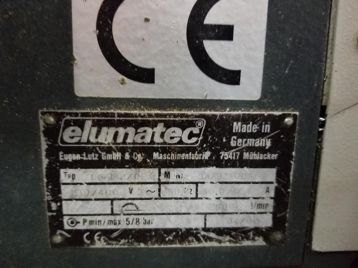 Używane PIŁA AUTOMATYCZNA DWUGŁOWICOWA ELUMATEC DG 142 / 02 ROK 2000