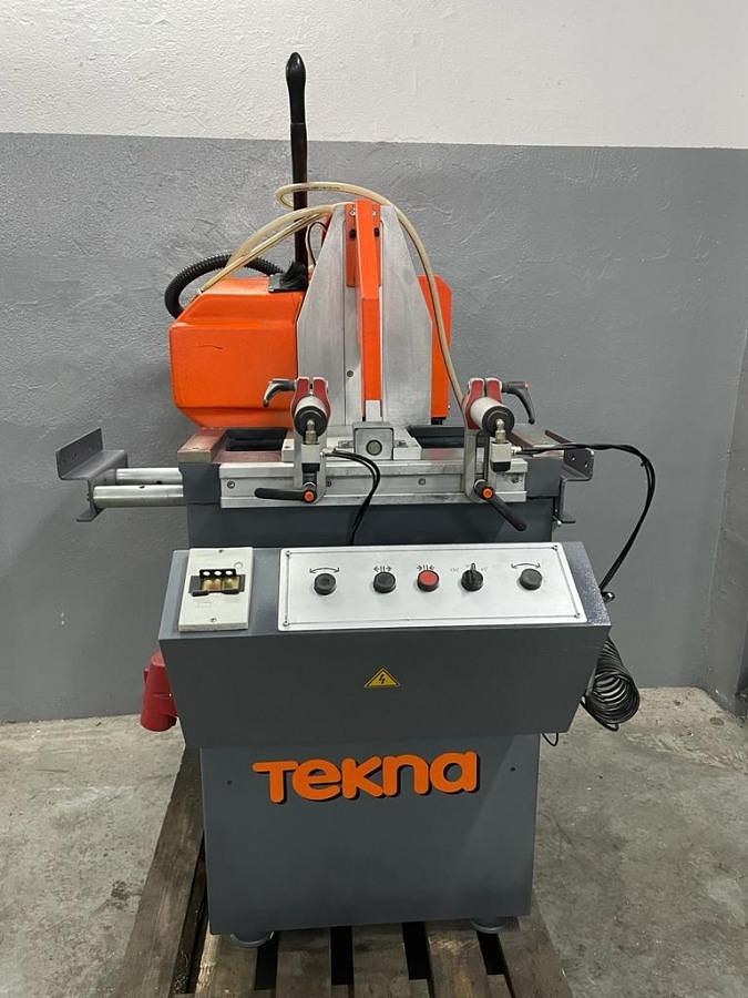 Used TEKNA TK 123 P SINGLE HEAD SAW YEAR 2007