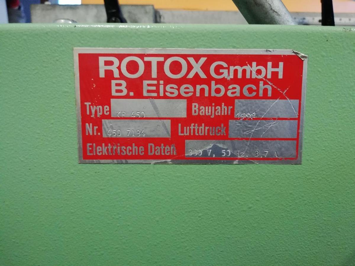 Used ROTOX MILLING AND COPYING MACHINE KF 450
