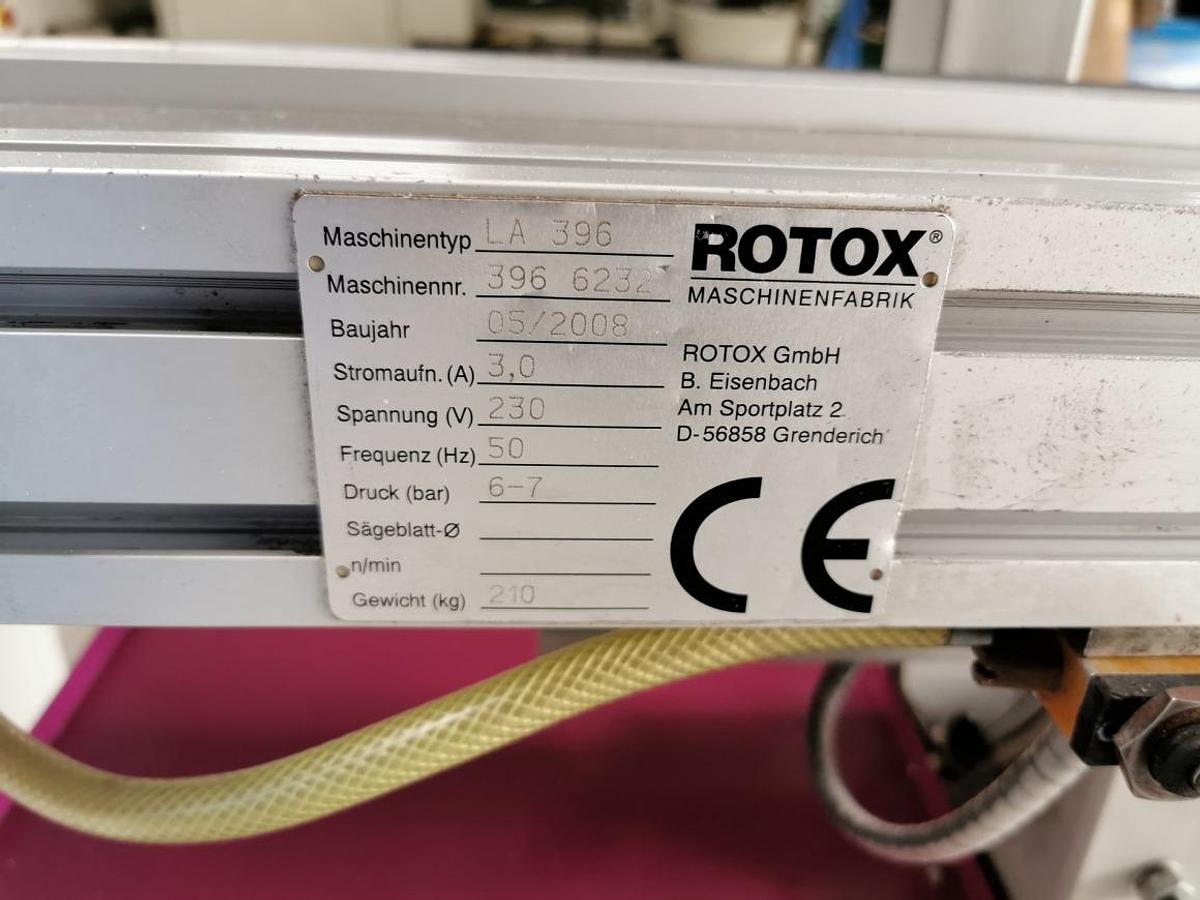 Used GLAZING BAR SAW ROTOX GLA 403 YEAR 2008