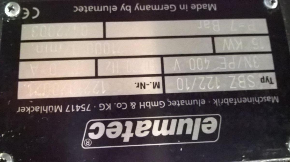 Używane CENTRUM OBRÓBCZE ELUMATEC SBZ 122 /10 ROK 2003