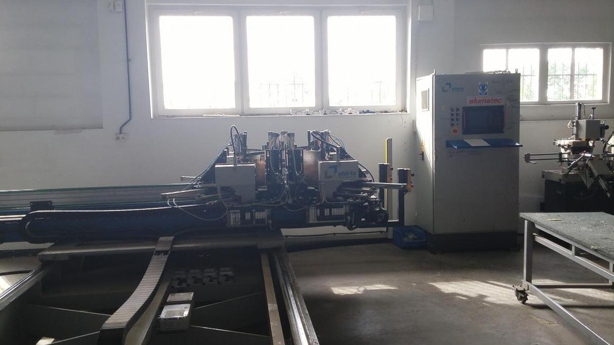 Used FOUR HEAD WELDING MACHINE STURTZ / ELUMATEC SE-HSM 30/26 YEAR 1997