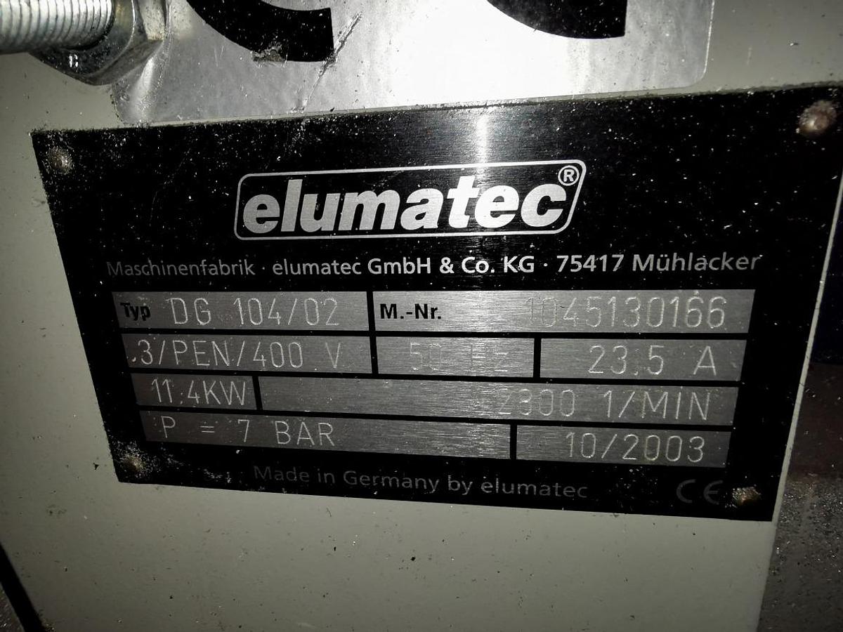 Używane PIŁA AUTOMATYCZNA/ DWUGŁOWICOWA ELUMATEC DG 104 / 02 ROK 2003
