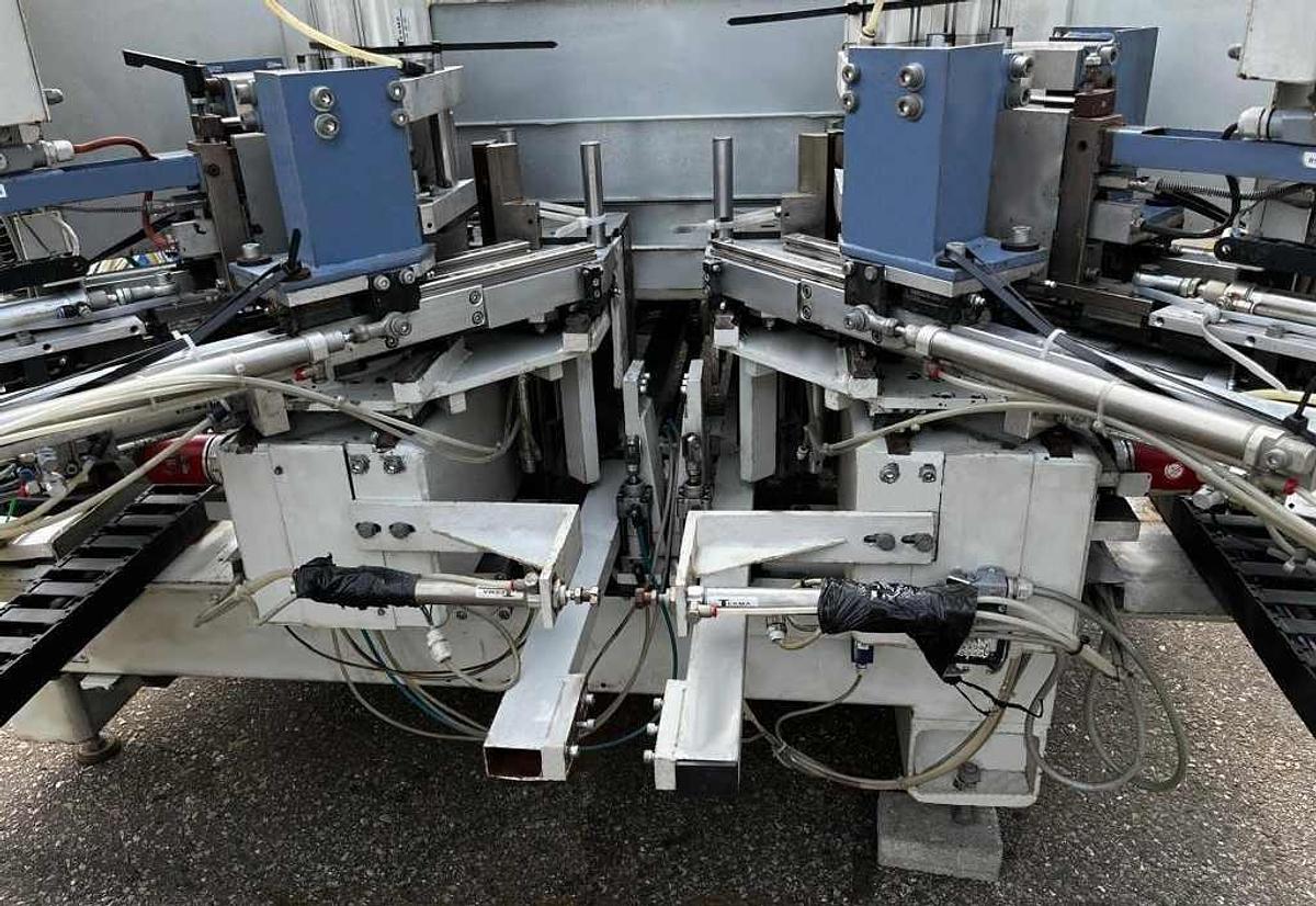 Used FOUR HEAD WELDING MACHINE HOLLINGER MSP-I-280-300 YEAR 2005