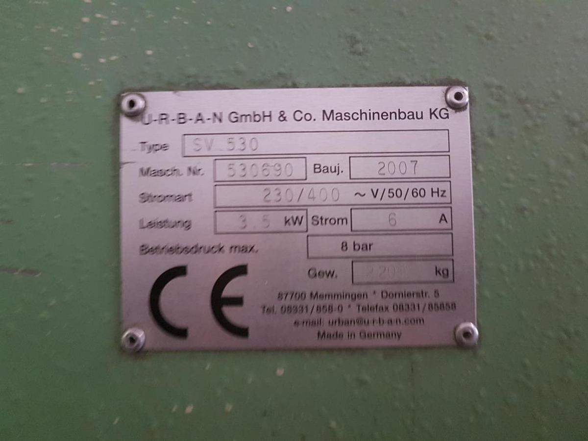 Used CNC CORNER CLEANING MACHINE URBAN SV 530 YEAR 2007
