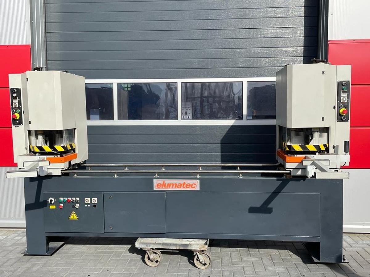 Used ELUMATEC DOUBLE HEAD WELDING MACHINE ZS 720 LV YEAR 2001