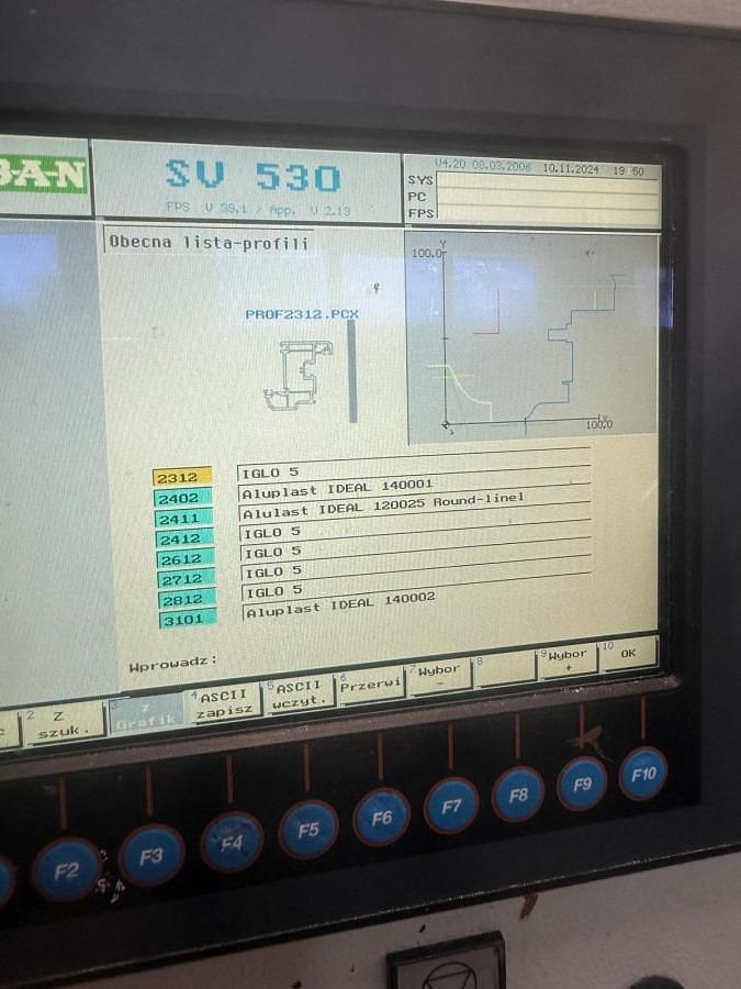 Used CNC BLAST MACHINE URBAN SV 530 YEAR 2006