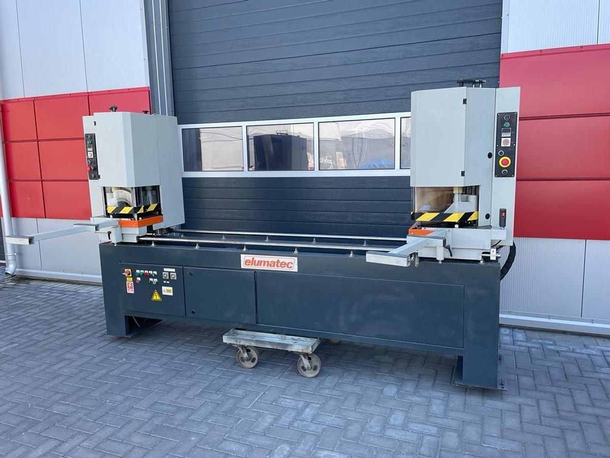 Used ELUMATEC DOUBLE HEAD WELDING MACHINE ZS 720 LV YEAR 2001