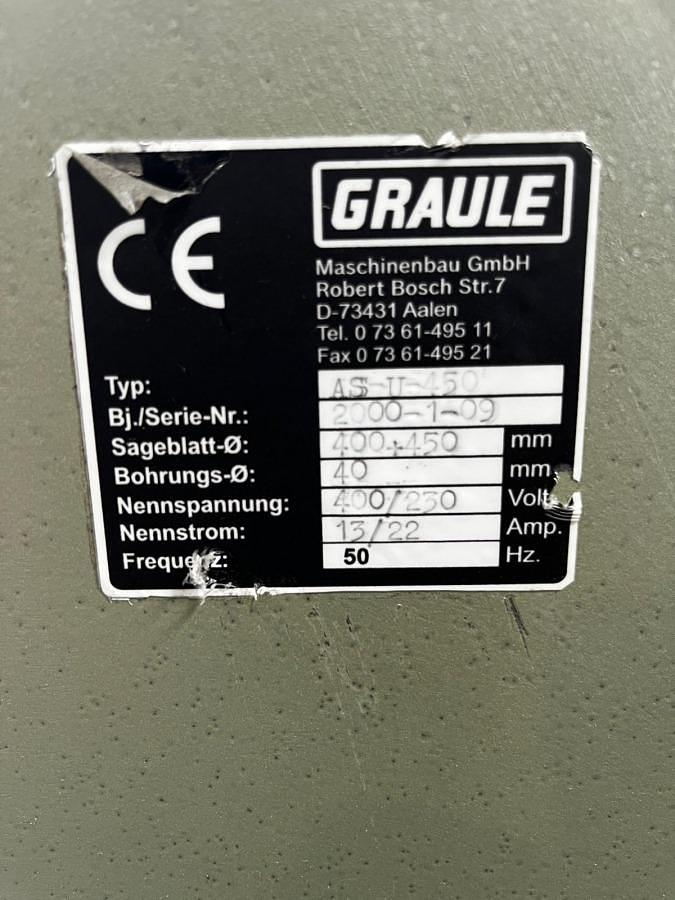 Used FACADE SAW GRAULE AS-U 450