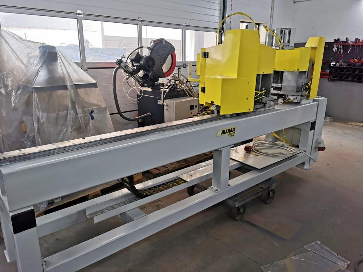 Used DOUBLE HEAD WELDING MACHINE ALUMA APOLLO 2A PLUS YEAR 2008