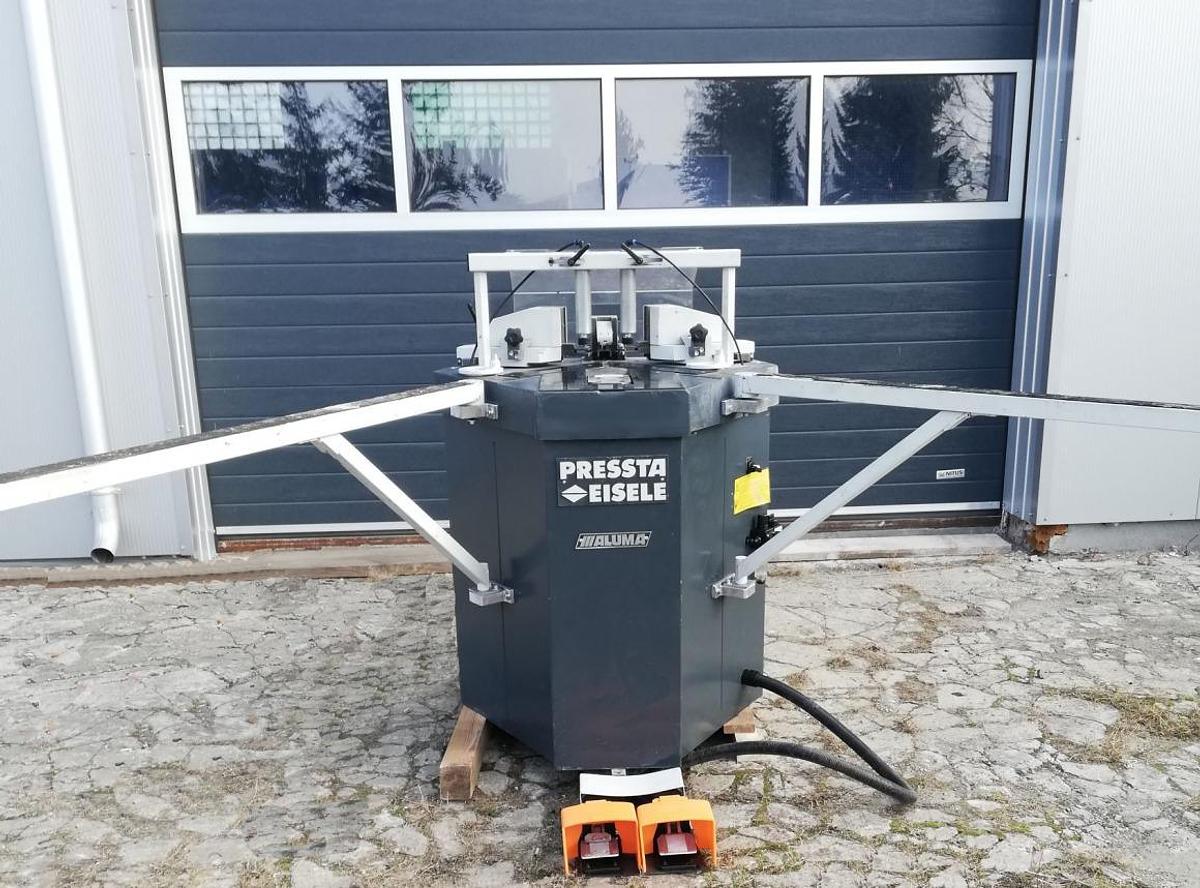 Used CORNER CRIMPING MACHINE ALUMA / PRESSTA EISELE 2000 YEAR 2011