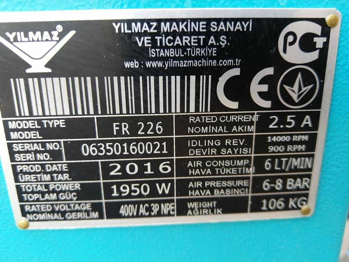 Używane FREZARKO - KOPIARKA (KLAMKOWNICA) YILMAZ FR 226 ROK 2016