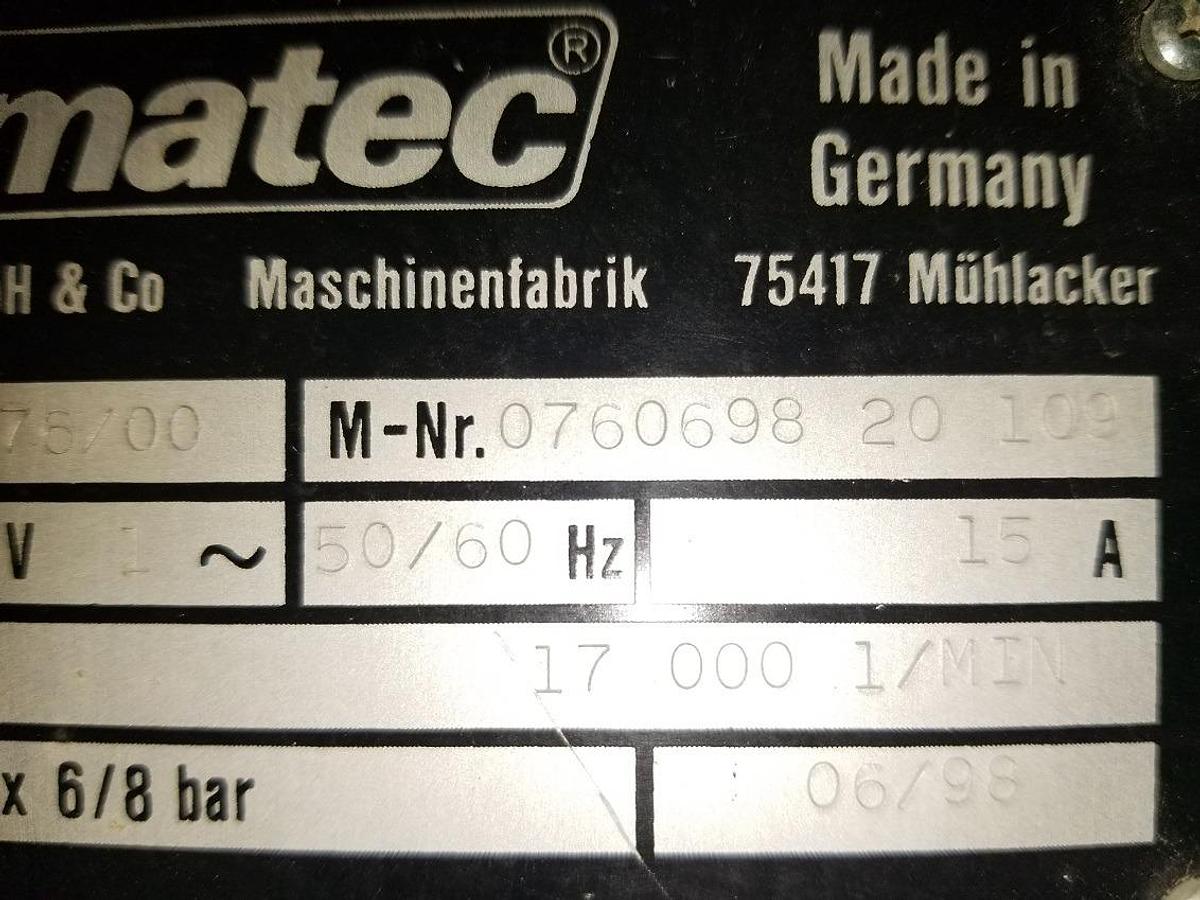 Used DRAIN MILLING MACHINE AUTOMATIC ELUMATEC WSF 76/00 YEAR 1998