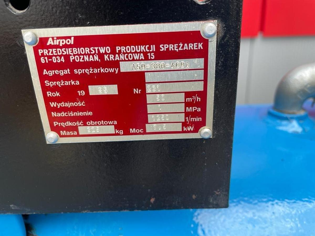 Used COMPRESSOR / PISTON COMPRESSOR AIRPOL A50-380-400A YEAR 1995