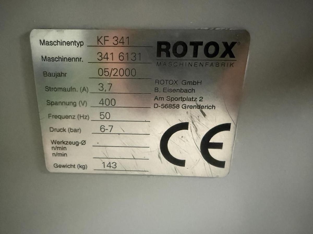 Used ROTOX MILLING AND COPYING MACHINE KF 341 EC