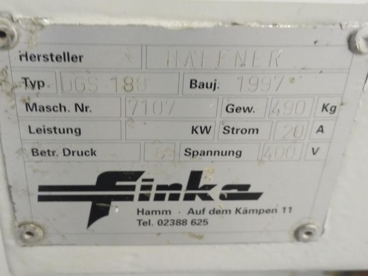 Used HAFFNER DOUBLE-HEAD SAW DGS 188