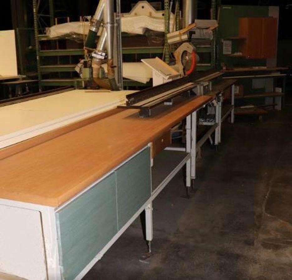 Used ELUMATEC SINGLE HEAD SAW MGS 72/30 WITH TABLE