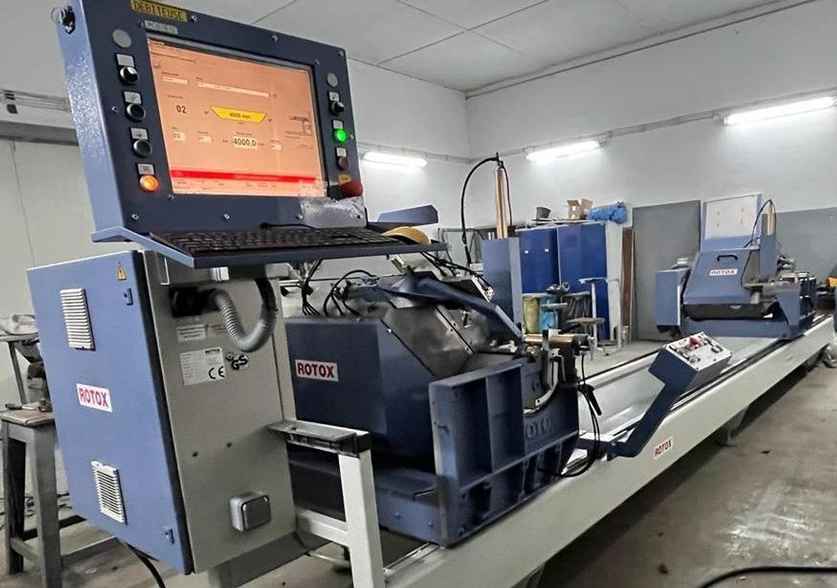 Used AUTOMATIC DOUBLE-HEADED SAWING MACHINE ROTOX ZGS 314 YEAR 2008