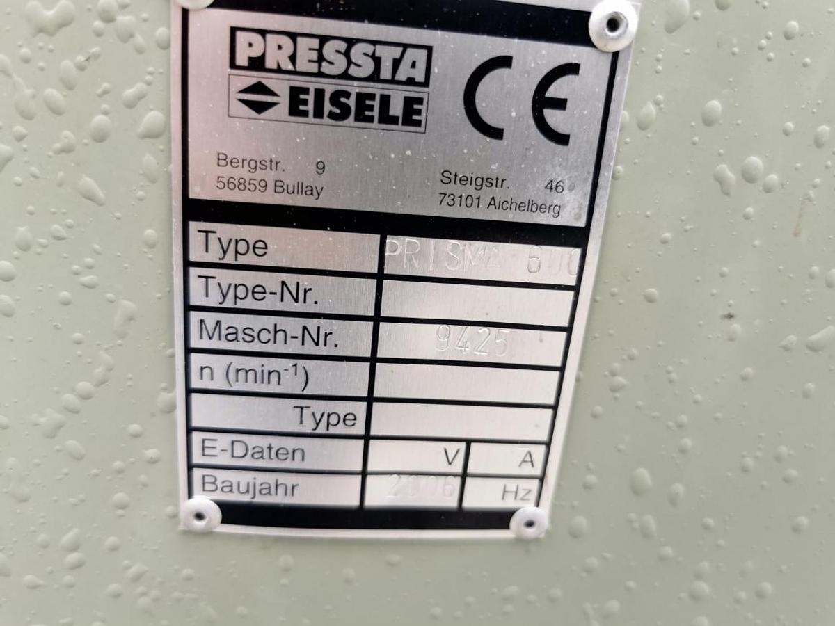 Used FACADE SAW PRESSTA EISELE PRISMA 600 YEAR 2006