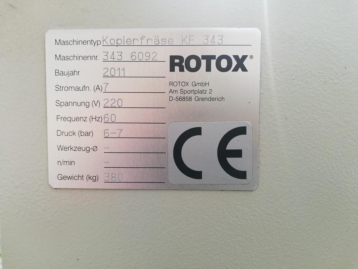 Używane FREZARKO - KOPIARKA ROTOX KF 343 ROK 2011FREZARKO - KOPIARKA ROTOX KF 343 ROK 2011