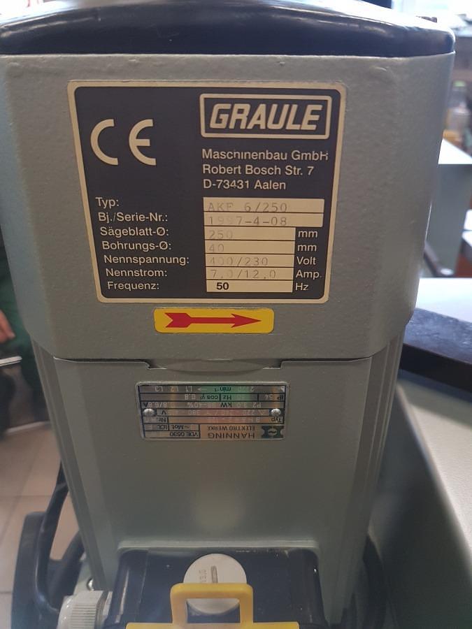 Używane FREZARKA DO SŁUPKA GRAULE AKF 6/250