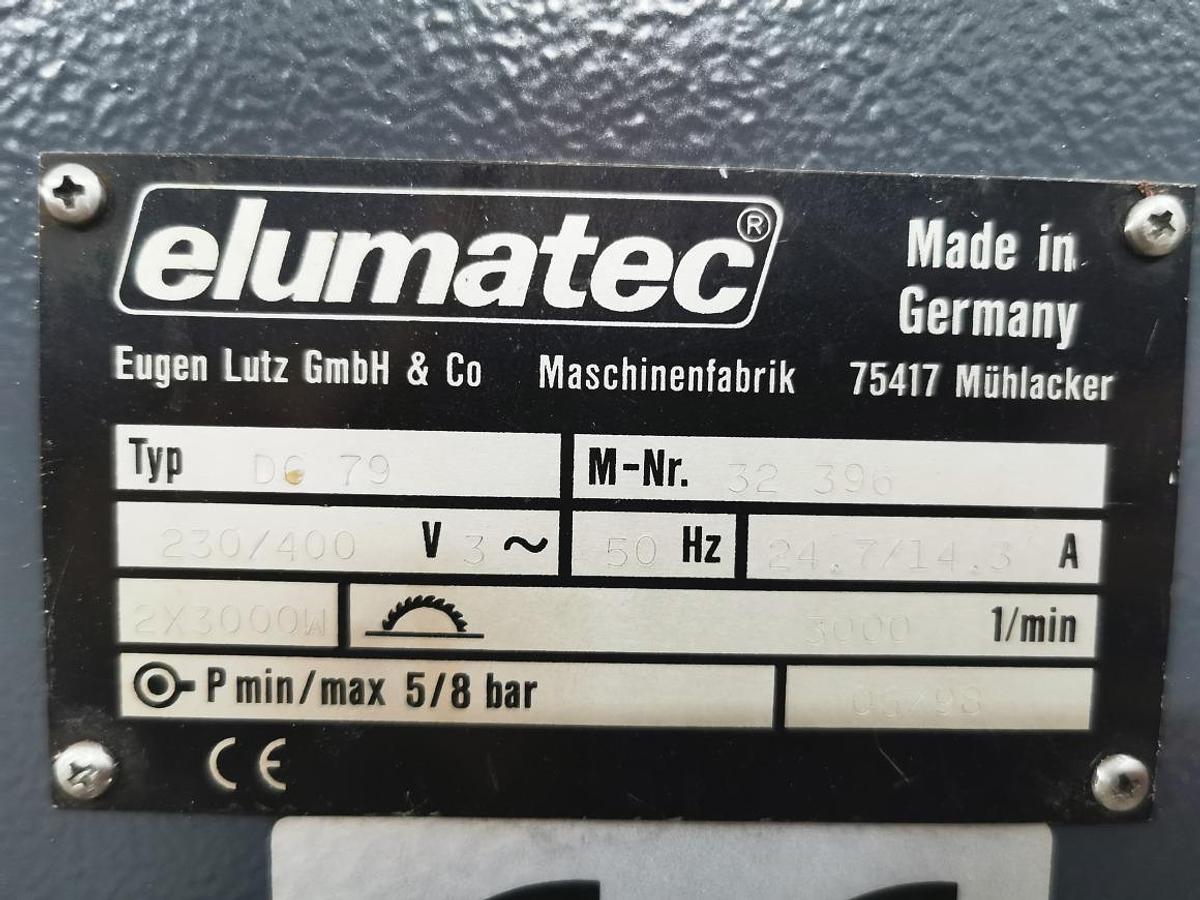 Używane PIŁA DWUGŁOWICOWA ELUMATEC DG 79 ROK 1998
