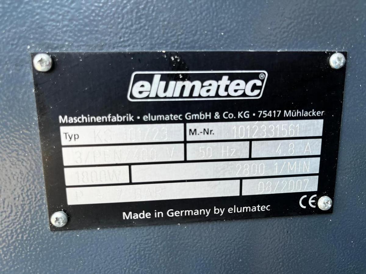 Used ELUMATEC DOUBLE EDGING SAW KS 101/23 YEAR 2007