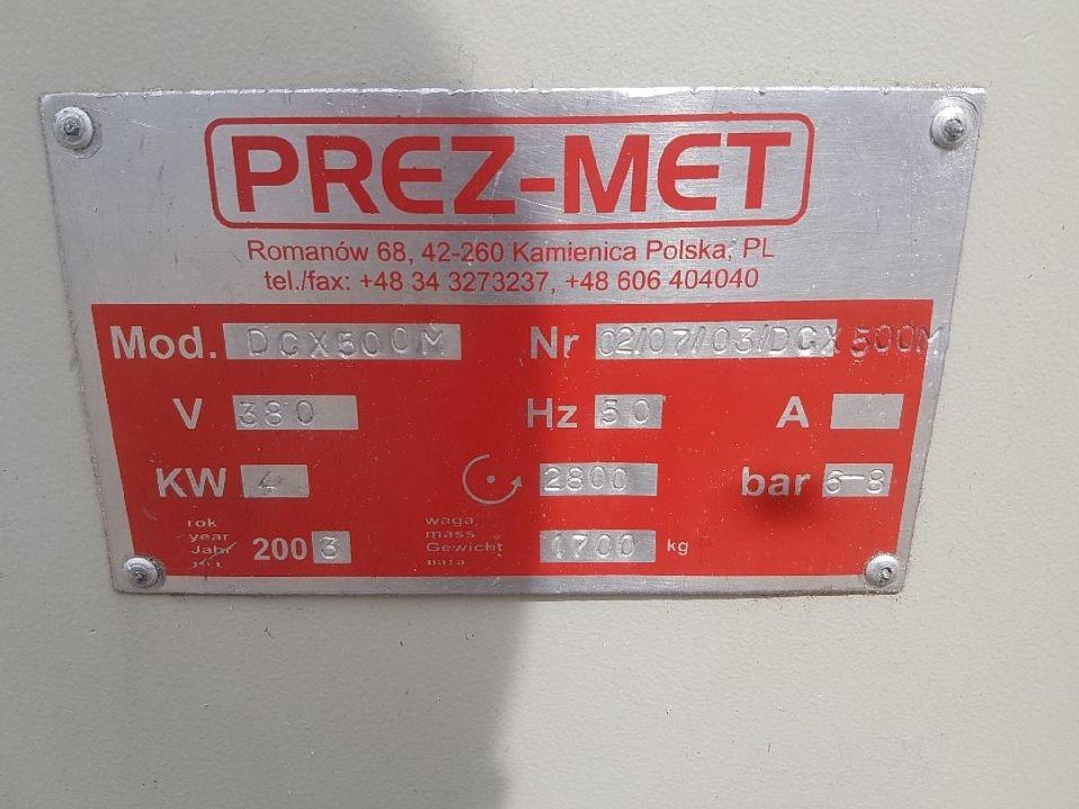 Used PREZ-MET DCX 500 M TWIN-HEAD CUTTING-OFF MACHINE YEAR 2003