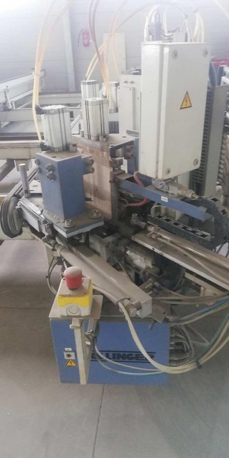 Used FOUR HEAD WELDING MACHINE HOLLINGER MSP-I-280-300 YEAR 2005
