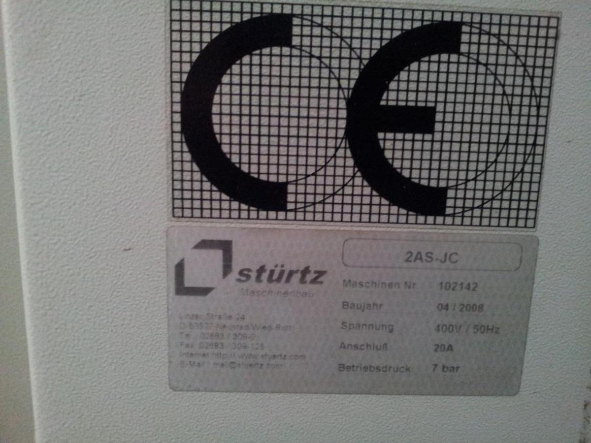 Used CNC CLEANING MACHINE STURTZ 2 AS JC YEAR 2008