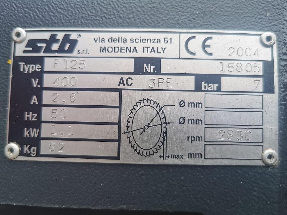Used POLE MILLING MACHINE STB / FIMTEC F 125 YEAR 2004