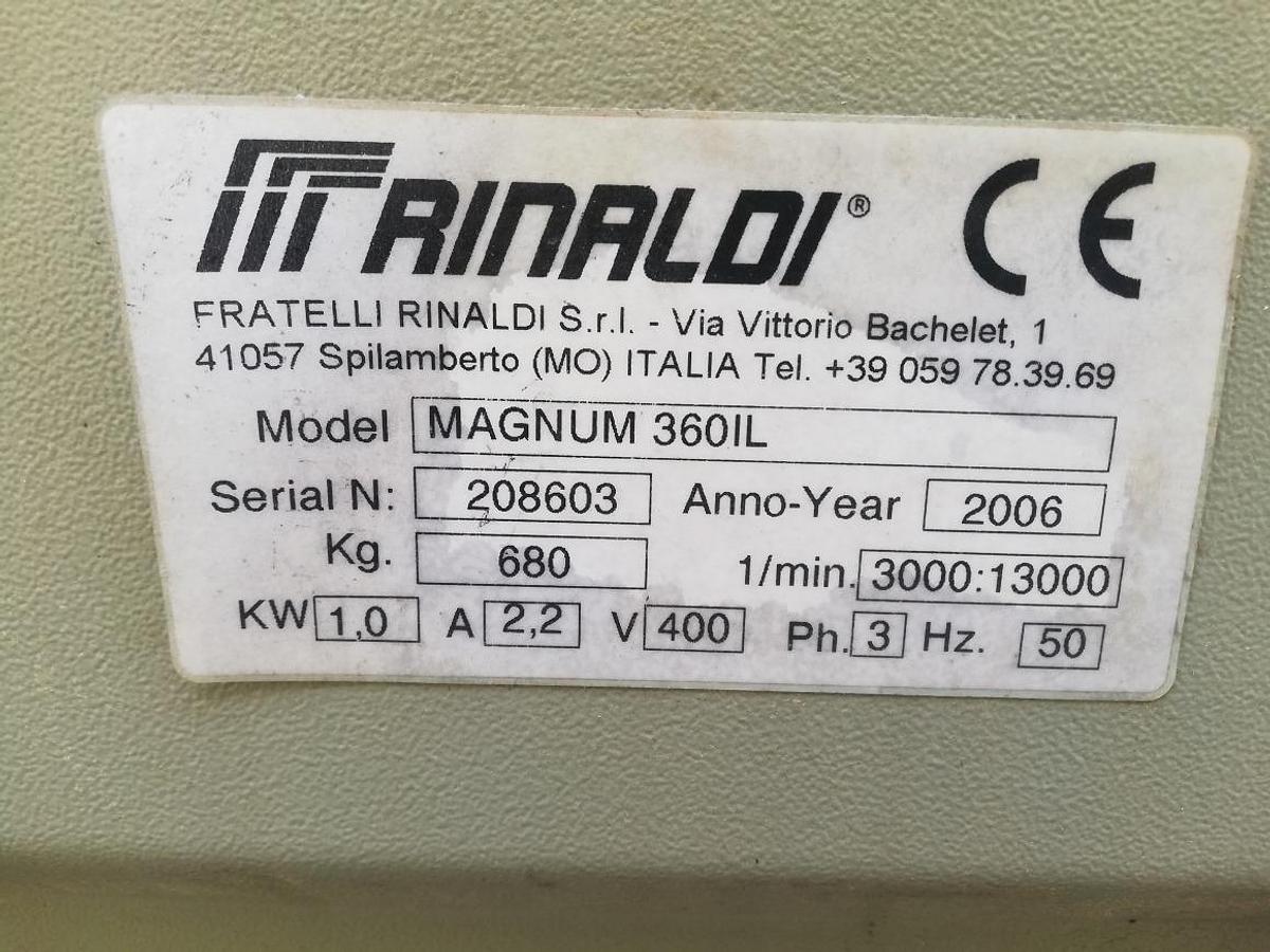 Used MILLING AND COPYING MACHINE RINALDI MAGNUM 360 IL YEAR 2006