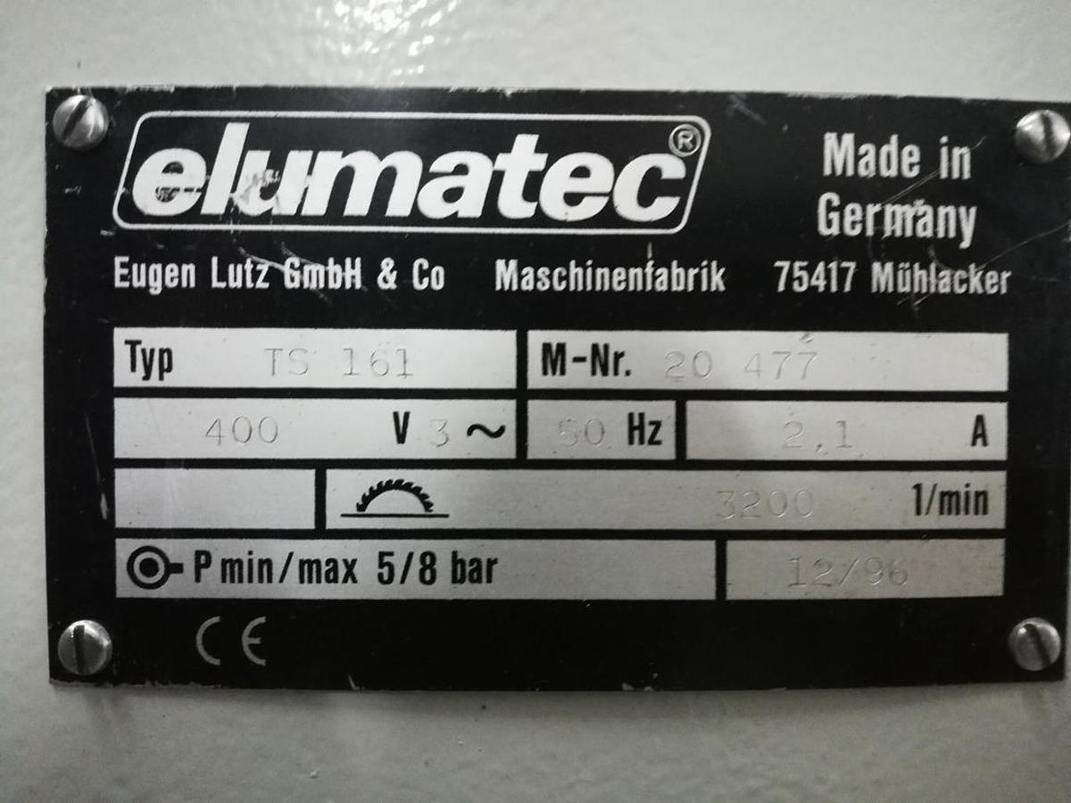 Used ELUMATEC SINGLE HEAD SAW TS 161