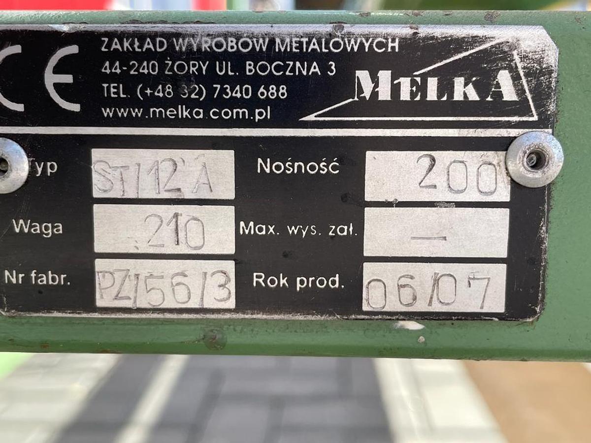 Used MELKA TILTING ASSEMBLY TABLE ST 12A YEAR 2007